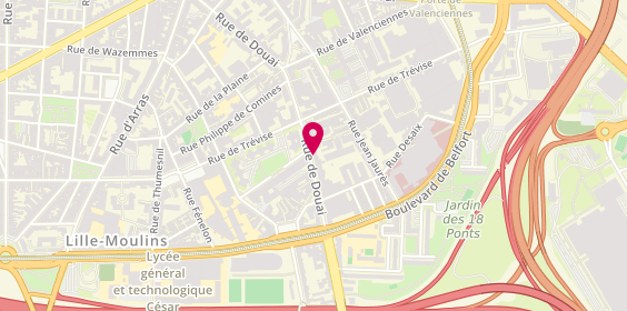 Plan de CAIOLA Angelo, 131 Rue de Douai, 59000 Lille