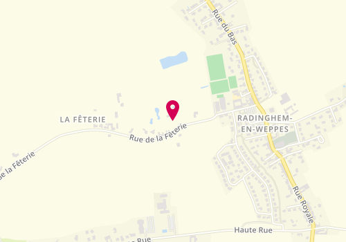 Plan de HUOU Maxime, 4 A Rue de la Feterie, 59320 Radinghem-en-Weppes