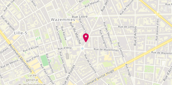 Plan de PELEGRIN Renaud, 133 Rue des Postes, 59000 Lille