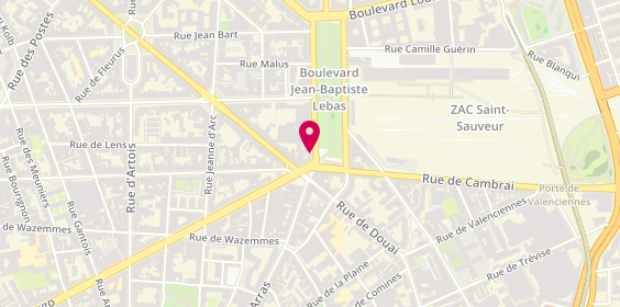 Plan de DESLANDES Robin, 76 Boulevard Jean Baptiste Lebas, 59000 Lille