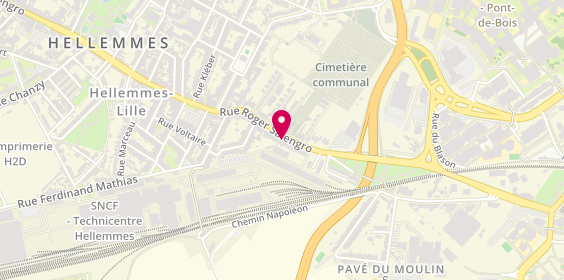 Plan de DUMETZ Aurélien, 320 Rue Roger Salengro, 59260 Hellemmes-Lille