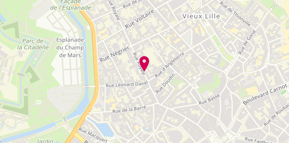 Plan de PERETTI Vincent, 48 Rue Royale, 59000 Lille