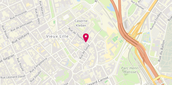 Plan de MEURANT Grégory, 3 Rue de Thionville, 59000 Lille