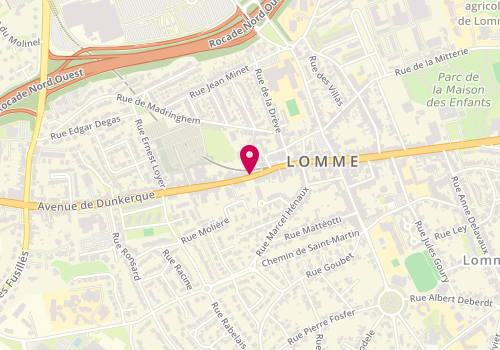 Plan de LEBRETON Chloé, 906 Avenue de Dunkerque, 59160 Lille
