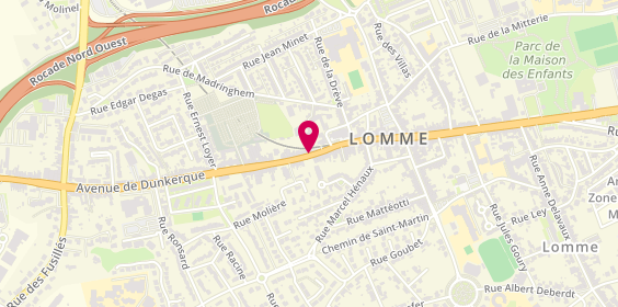 Plan de DUMORTIER Thomas, 906 Avenue de Dunkerque, 59160 Lille