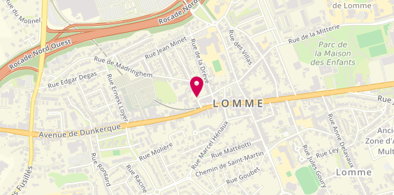 Plan de POINSOT Maxime, 37 Place du Maréchal Leclerc, 59000 Lille