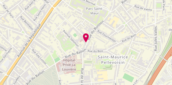 Plan de LUYSCH Aurélie, 27 Rue du Buisson, 59000 Lille
