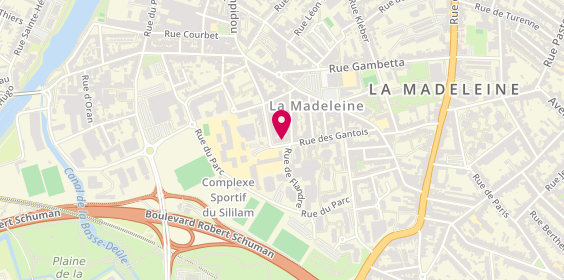 Plan de WILLEFERT Stéphanie, 52 Rue des Gantois, 59110 La Madeleine