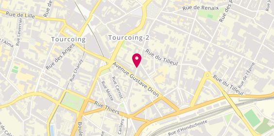 Plan de FAUCQUEZ Audrey, 18 Rue Léon Salembien, 59200 Tourcoing