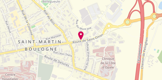 Plan de MANNESSIEZ Fabien, 433 Route de Saint Omer, 62280 Saint-Martin-Boulogne