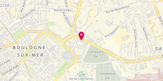 Plan de BARROIS-DORVAUX Céline, 24 Avenue Marechal Delattre de Tassigny, 62200 Boulogne-sur-Mer