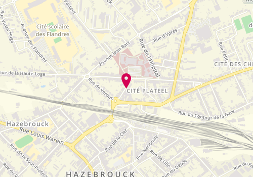 Plan de DERYM Alexandre, 19 Bis Rue de la Rochelaise, 59190 Hazebrouck