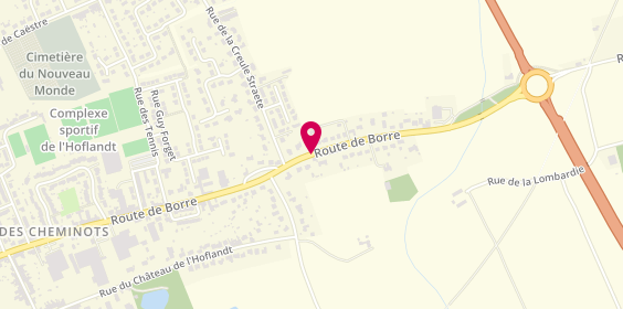 Plan de ACCART Gabrielle, 202 Route de Borre, 59190 Hazebrouck