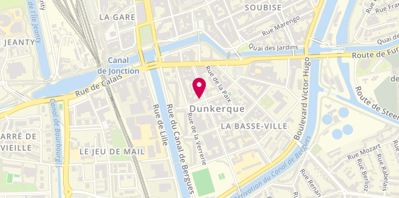 Plan de DELMOTTE Olivier, 14 Rue Vauban, 59140 Dunkerque