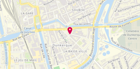 Plan de FAUCHOIT Agathe, 3 Rue Vauban, 59430 Dunkerque